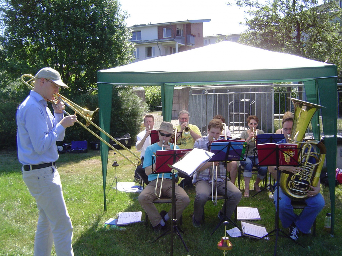 Christian, Michael, Olaf, Bodo, Philipp, Claudia (verdeckt), Sofia, Silke (verdeckt) und Philip