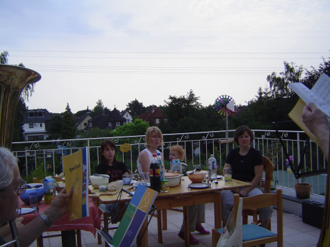 Yvonne, Silke, Johanna und Claudia