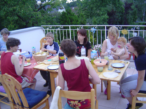 Dorothea, Angelika, Jan, Sofia, Yvonne, Silke, Johanna und Claudia