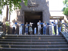 Bodo, Michael, Dorothea, Sofia, Silke, Johanna, Philipp, Gast vom PC Martinus, Erich, Martin und Philip