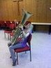 Mia an der Tuba